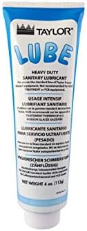Taylor Blue Lube, 1 x Heavy Duty Sanitary Lubricant, Food Safe Lube, Soft Serve Lubricant, Compatible with: Stoelting, Taylor, 47518, 1 x 4 Oz Tubes