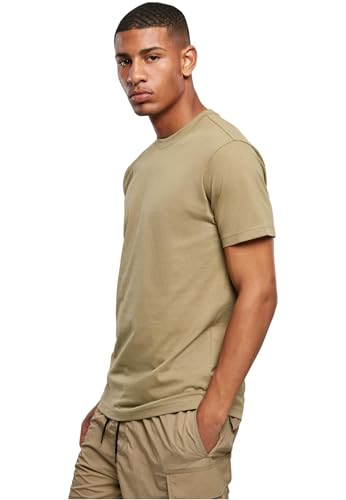 Urban Classics Basic Tee, Camiseta para Hombre, Khaki, XL
