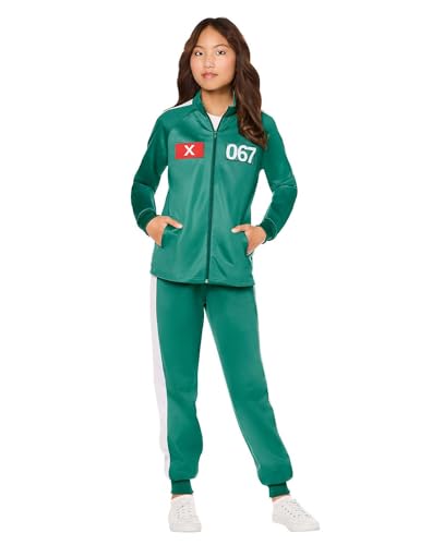 Spirit Halloween Squid Game Kids Player Tracksuit Costume, Officially Licensed4
