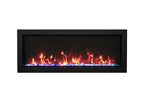 Remii Extra Slim Indoor/Outdoor Built-in Electric Fireplace - 35
