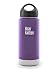 Klean Kanteen Wide Insulated Bottle with Stainless Loop Cup, Wild Grape, 16-Ounce