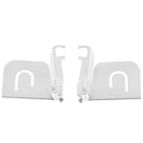 Masterpart Clips de bisagra de puerta blancos compatibles con congeladores verticales integrados Siemens GI31 GI41 GI81
