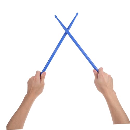 Baquetas para percusión nylon HANABASS 5A color azul 1 par miniatura 3
