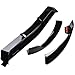 NEESPOC Front Bumper Lip Splitter Spoiler Fit for Mercedes C-Class C43/ C300/ C400/ C450/ W205 2015-2018 (Sport Models Only), Gloss Black 3pcs Air Chin Body Kit Exterior Accessories