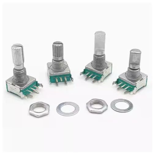 Codeur rotatif horizontal EC11 20mm prune avec interrupteur pour réglage audio précis