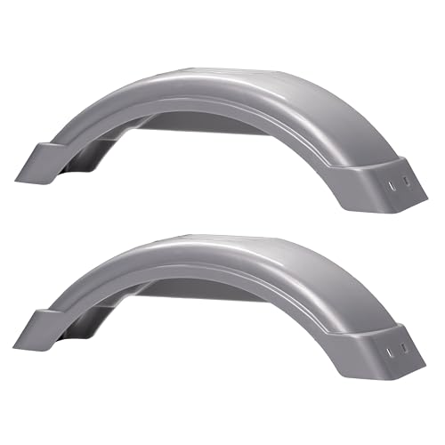 Heavy-Duty Silver Plastic Fenders 8–12