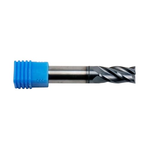 Image of 2 Pack 3 /8 Inch Carbide Square End Mill 4 Flute AlTiN Coated for Hardened Steel HRC 55 Alloy Metal Milling High Precision