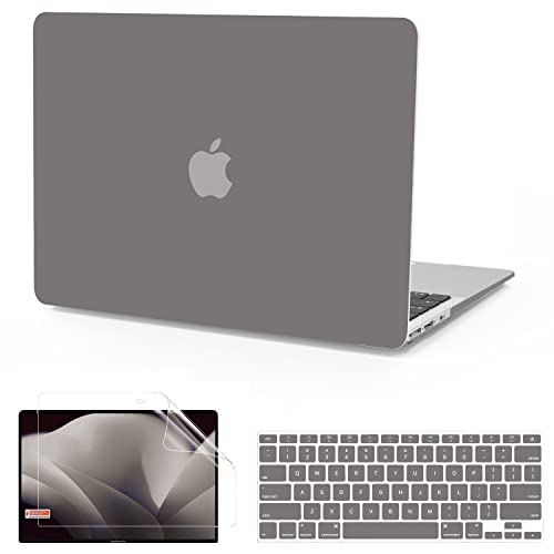 Mejores review On-line Macbook air modelo los 7 más buscados. 33 B BELK Compatible con MacBook Air de 13 pulgadas 2010-2017 modelo A1466 A1369, funda rígida de plástico para portátil con cubierta de teclado y protector de visualización,...