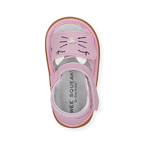 Image of Wee Squeak Toddler Squeaky Sandals with Removable Squeaker in Fun Styles & Colors for Boys and Girls