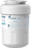 FilterLogic MWF Refrigerator Water Filter, Replacement for GE SmartWater MWFP, MWFA, GWF, HDX FMG-1, WFC1201, GSE25GSHECSS, PC75009, RWF1060, 197D6321P006, Kenmore 9991 (Pack of 3)