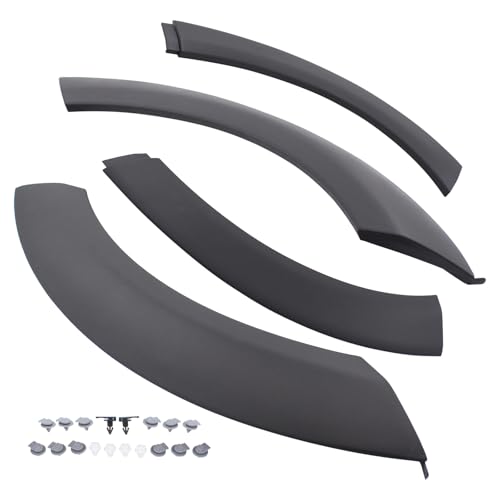 Image of ApplianPar 2Pcs Front Wheel Arch Fender Flares Hood Trim for Cooper S R50 R52 R53 2002 2003 2004 2005 2006 2007 2008