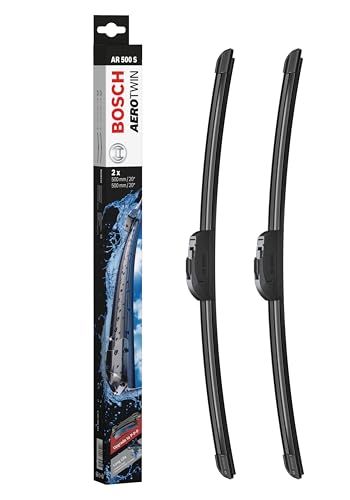 Escobilla limpiaparabrisas Bosch Aerotwin AR500S, Longitud: 500mm/500mm – 1 juego para el parabrisas (frontal)