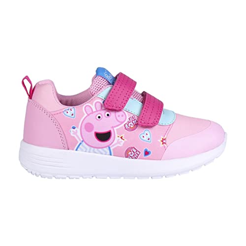 CERDÁ LIFE'S LITTLE MOMENTS Zapatillas de Verano con Velcro de Peppa Pig para Facilitar Ponerselas Muy Ligeras, Rosa, 25 EU