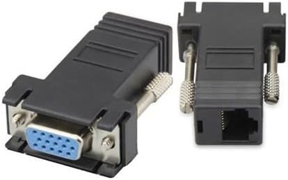 VGA to RJ45 Female to Female Connector Video Extender Computer/Laptop Accessories Desktop PC Parts