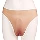 Hmxseu Versteckte Fake Vargina Höschen Realistische Falsche Pussy Panty Mit Vaginal und Anal Kanal Crossdresser Unterwäsche Tragbaren Vulva Silikon Umschnall Strap-On Vagina Hose Für Sissy Cosplay