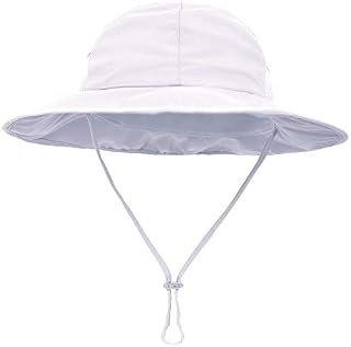 SimpliKids Girls Boys Sun Hat 50+ UPF Sun Protective Wide Brim Bucket Hat