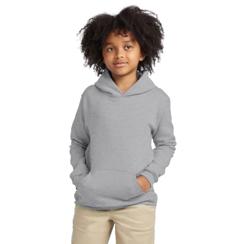 Image of Hanes Boys' EcoSmart Fleece Hoodie, Hooded Sweatshirt for Boys, Pullover Sweatshirt