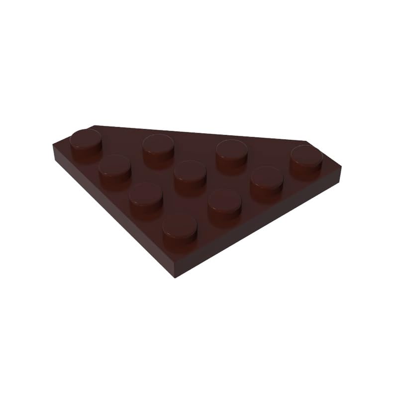 XYEIUGO 30503 Circular Plate Wedge Plate 4x4 Cut Corner, 10 PCS