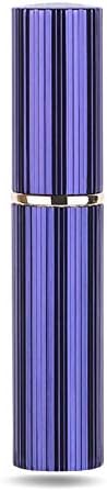 AsaNana Perfume Atomiser, Refillable & Travel Size Perfume Bottle, Leaking Proof,Bottom Pump without Funnel, Luxurious Small women and men, 5 ml (Pro-2P-Black&Gold)