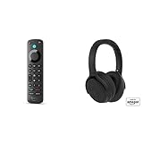 Alexa Voice Remote Pro with Made for Amazon Active Noise Cancelling Bluetooth Headset | Black