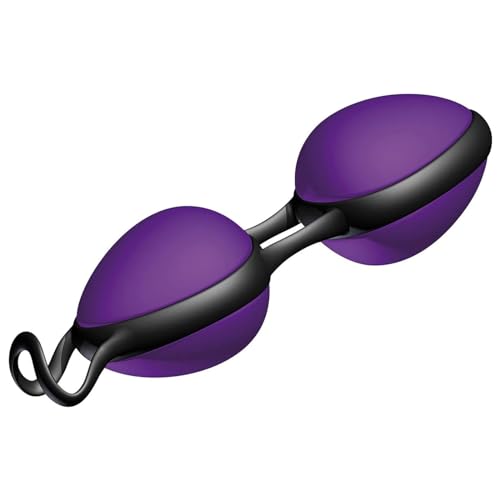 JOYDIVISION Joyballs Secret DUO - Liebeskugeln DUO Lila I Vaginalkugeln für Beckenbodenfitness I Lustkugeln aus Silikomed/TPE I Kompatibel mit wasser- & silikonbasierten Gleitmitteln