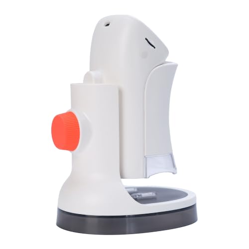 Image of Lukzer Kids Electron Digital Microscope 100X Zoom Camera with Adjustable Focus Screen, LED Light & Type-C, Portable Educational Science Toy for Nature Exploration, Slides, Specimens & STEM Learning