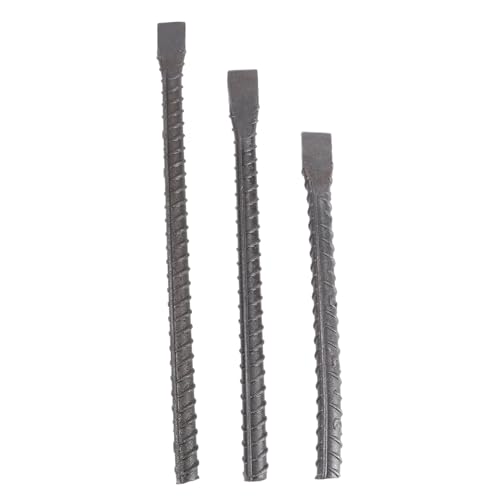 IWOWHERO 3pcs Thread Design Concrete Masonry (flat) Carving Tools for Concrete of Material Excavation Demolition Tools