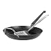 Produktbild GRÄWE Schmiedeeiserne Bratpfanne Ø 32 cm, hoher Rand, Hakenstiel, Gegengriff, inkl. Pfannenwender