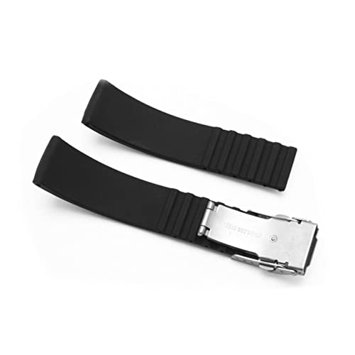 Bracelet de remplacement de montre en silicone étanche lot de 2
