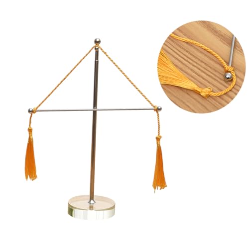 ELAYARD デスク用卓上旗スタンド 属製伸縮ポール付き ガラスベース採用 収納ラック兼用 オフィス パーティー 式典向け旗ホルダー