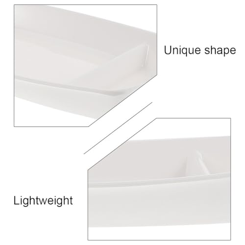 Plato japonés UPKOCH forma bote para sushi 13x5.5x1.7 pulg miniatura 5