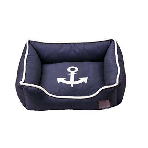 MMAWN Haustier Hundebett |Orthopädische Sofa-Stil Wohnzimmer Couch Haustierbett for Hunde ((Anker)) (60 * 48 * 18CM)