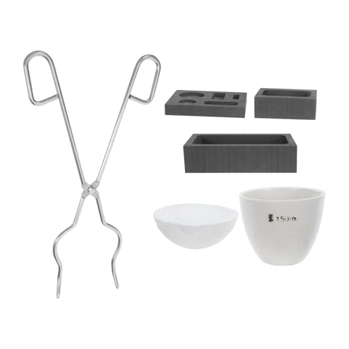 Kit de fusion d'or Healvian avec creuset en graphite haute température pour raffinage précis - 2