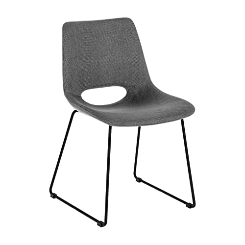 Sillas Comedor Patas Acero Negro Marca Kave Home