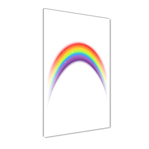 Image sur plexiglas Tulup 70x140 tableau mural arc en ciel multicolore