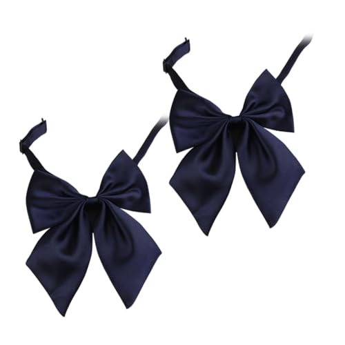 Veemoon Adjustable Buckle Graduation Bow Ties 2pcs Women's Men's Tie Bowties Stylish Photo Props