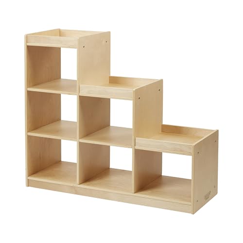6-Compartment Tiered Storage Cabinet, To...