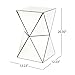 Christopher Knight Home Aami Mirrored Side Table, Clear / Mirror