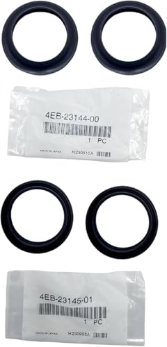 Image of Yamaha V-STAR 950 (2009-2017) all Models Fork Seals Yamaha Part # 4EB-W003B-00-00 Original OEM Yamaha Parts