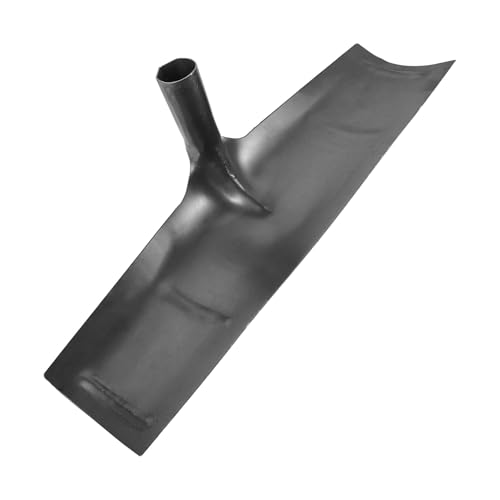 Raspador de Estiércol de Ganado, 49x14x13,5cm de Acero Manganeso | Construcción Robusta y Resistente al Desgaste, Limpieza, para Establo y Pasto, Color Negro