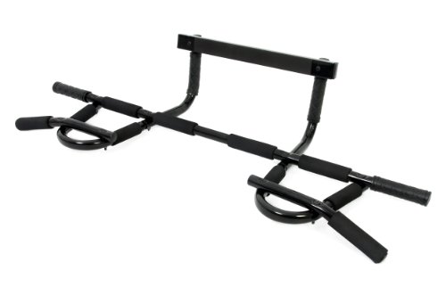 FA Sports WSL-009 - Barra de dominadas (Entrenamiento), Color Negro, Talla 105x41x22,5 cm