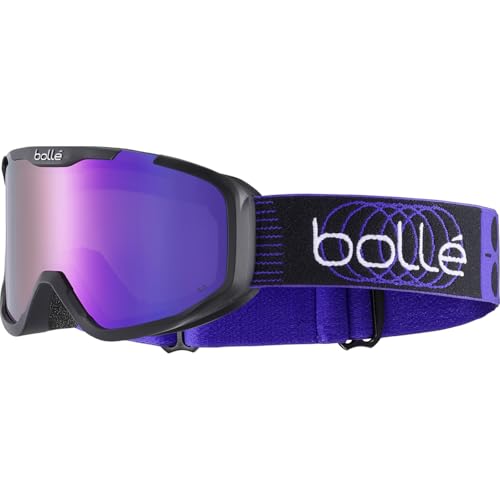 Máscara de ventisca bollé Rocket Plus morada pequeña para niños y niñas de seis años