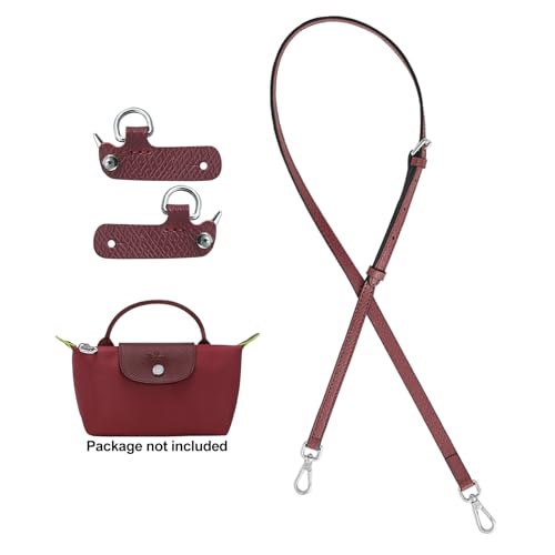 Image of Jiesinlov Leather Bag Shoulder Strap Replacement Crossbody Adjustable Conversion Kit Fit for Mini Pouch