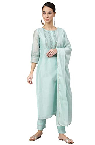 Image of Janasya Women Kurta Pant Set