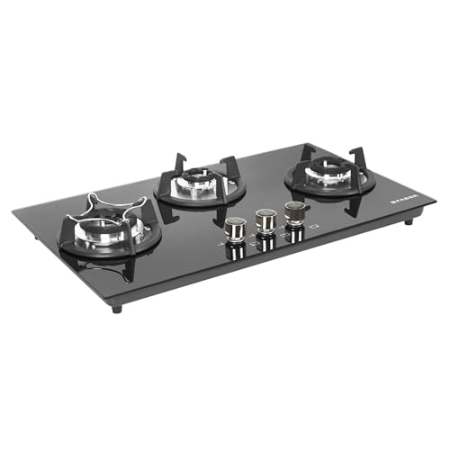 Faber Hob 76 cm 3 Burner|Auto-Ignition|Spillage Proof|Brass Burners|Metal Knobs|Pan Support|2yrs on Burner,5 Yrs Warranty on Valve & Glass|2Yrs... - Image 6