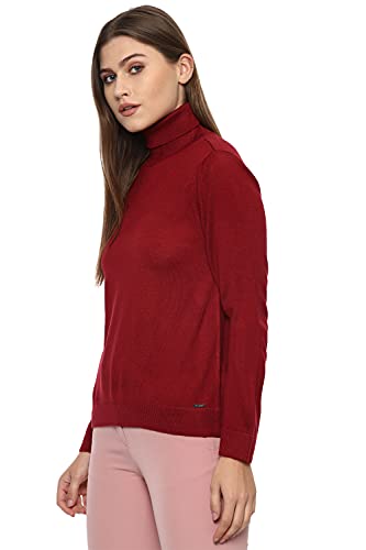 Image of Van Heusen Women's Acrylic Turtle Neck Sweater