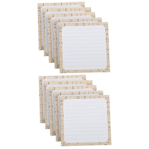 DIYEAH 2 Stück 5 Notizbuch Meeting-notizbücher Büro-notizblock Notizblöcke Sprachkarten Karteikarten Klein Notizblock Aufnehmen Lernkarten Notizbücher Aufnehmen Papier Yellow