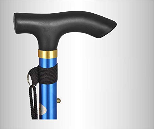Składane kije trekkingowe, regulowane aluminiowe kule do chodzenia dla niepełnosprawnych osób starszych, podróże na świeżym powietrzu, 83-93 cm powerfully