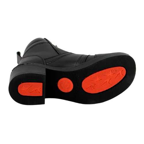 Milwaukee Leather MBK9285 Boys Black Lace-Up Biker Style Boots - 62