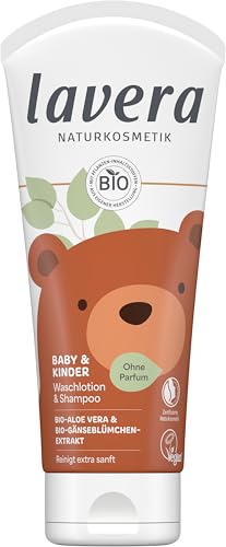 lavera Baby & Kinder Waschlotion und Shampoo - hautschonend - sanfte...